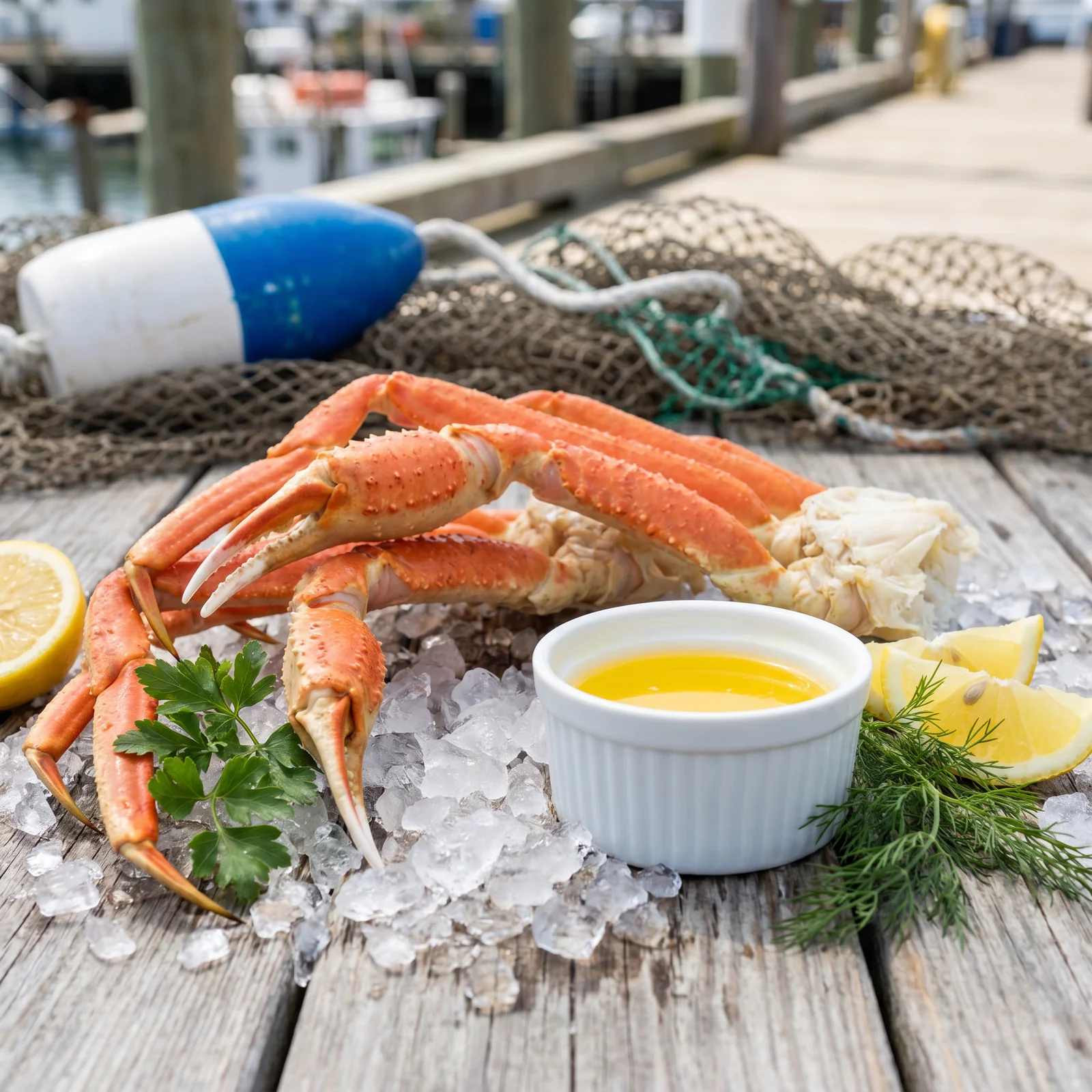 Snow crab clusters